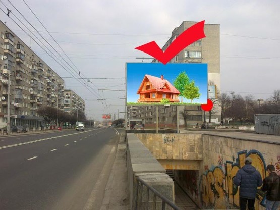 Фото рекламной плоскости по адресу вул.Любінська 93, підземний перехід, Галичина