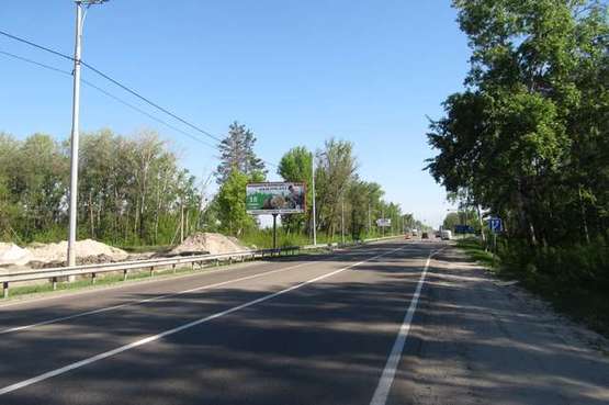 Фото рекламної площини за адресою Київ - Іванків, 19 км + 500 м (в напр. Вишгорода)