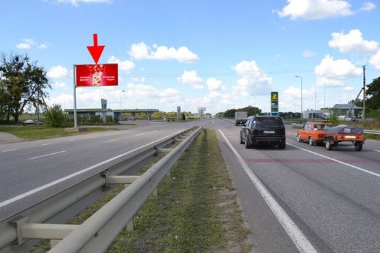 Фото рекламной плоскости по адресу Трасса Киев-Харьков-463 км-возле АЗС ОККО и Лилия-флажок№1-в ст. Люботина