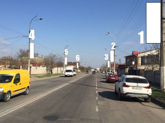 Фото рекламной плоскости по адресу Ул. Херсонская