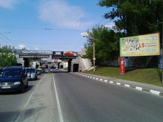 Фото рекламной плоскости по адресу Николаевское шоссе (р-н пл.Победы)