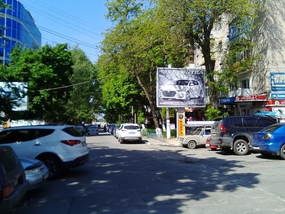 Фото рекламной плоскости по адресу ул.Маяковского (р-н супермаркета Сильпо)