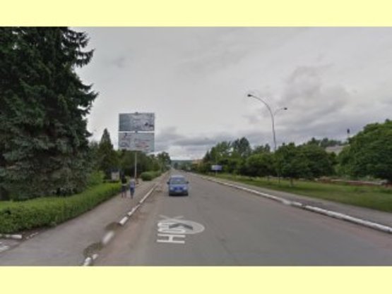 Фото рекламної площини за адресою вул.Соборна навпроти Інтерплиту нижній