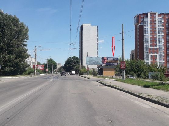 Фото рекламної площини за адресою вул.Проскурівського підпілля (МВС)