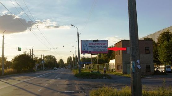 Фото рекламної площини за адресою вул. Курчатова - Зенітна