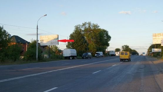 Фото рекламної площини за адресою Львівський напрямок  №1 (в'їзд)