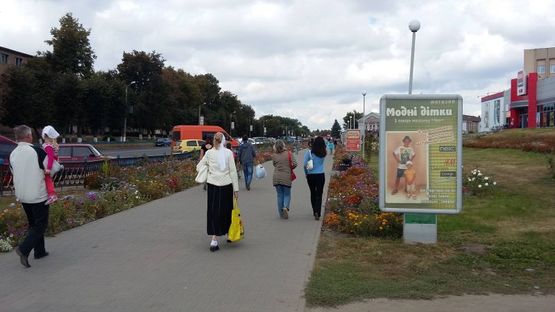 Фото рекламної площини за адресою ул. Шевченко, аллея около магазина "ЭКО-Маркет"