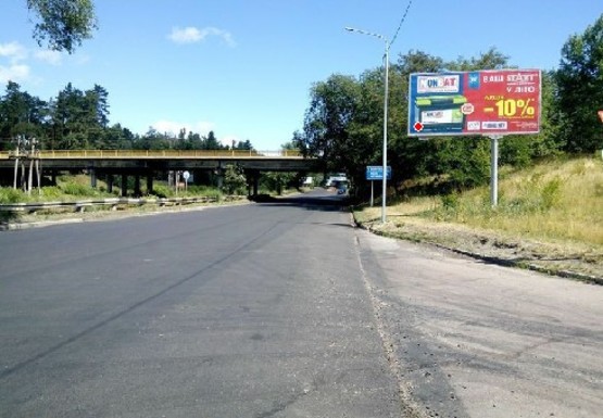 Фото рекламной плоскости по адресу Лесная просека ул. - Золотоношское шоссе