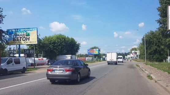 Фото рекламной плоскости по адресу Р-04 Киев-Бышев-Фастов 2 км 000 м