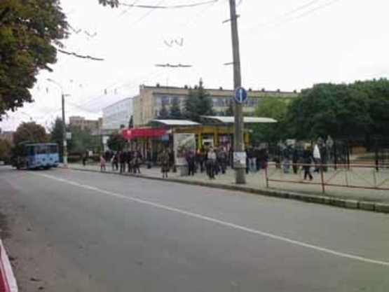 Фото рекламной плоскости по адресу вул.Інститутська,11 (университет ХНУ)