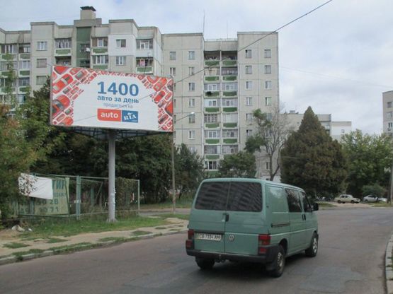 Фото рекламной плоскости по адресу ул. Войкова (треугольник) (сторона B)