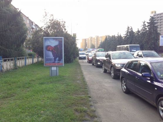 Фото рекламной плоскости по адресу м. Ужгород, проспект Свободи - Швабська, в сторону жд, автовакзалу