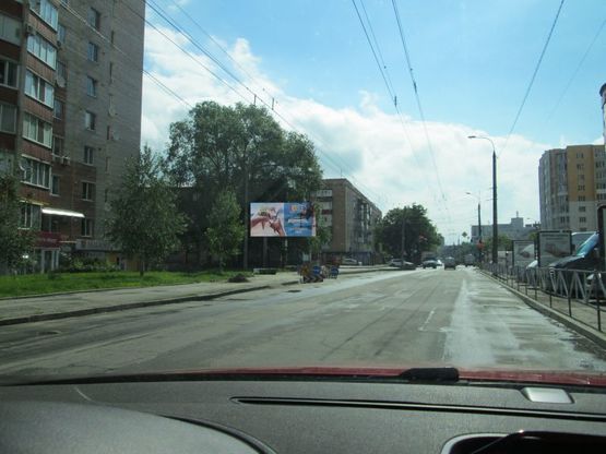 Фото рекламной плоскости по адресу вул. Зарічанська-34(Сільпо)