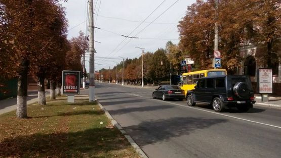Фото рекламной плоскости по адресу ул. Шевченко/ул.Чорновола