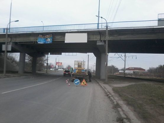 Фото рекламної площини за адресою шляхопровід по вул. Ківерцівська виїзд з Луцька