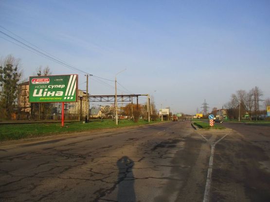 Фото рекламной плоскости по адресу вул.Луганська