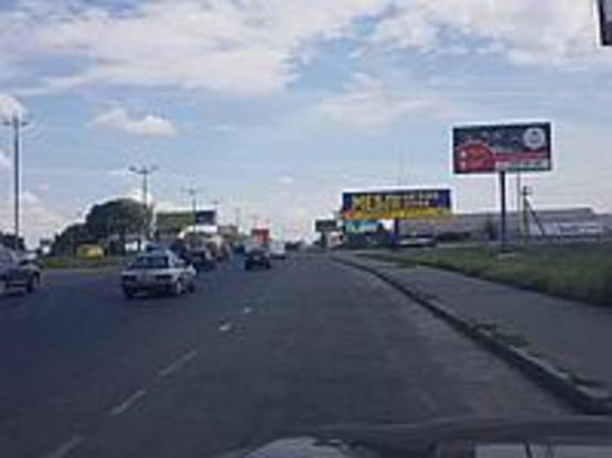 Фото рекламной плоскости по адресу Большая окружная  900 м.до Жилянского моста