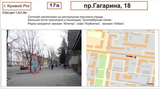 Фото рекламної площини за адресою пр.т Гагарина, 18 (магазин "Юпитер")