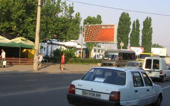 Фото рекламної площини за адресою Ицхака Рабина ул., 25/1 - Генерала Петрова ул.