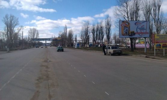 Фото рекламной плоскости по адресу Бериславское шоссе (р-н теплиц)