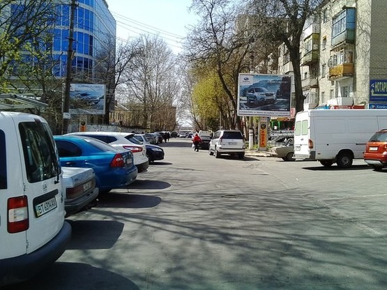 Фото рекламной плоскости по адресу ул.Маяковского (р-н супермаркета Сильпо)