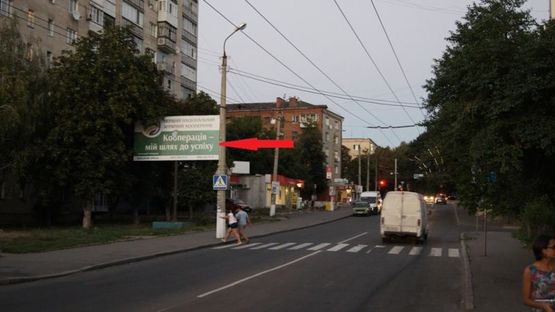 Фото рекламної площини за адресою вул.Проскурівського підп.-Кам'янецька