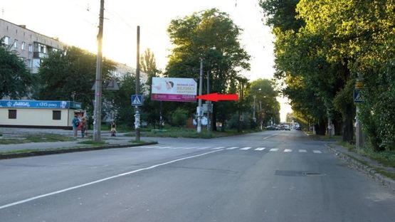 Фото рекламної площини за адресою вул. Курчатова, 3 (поворот на "Колізей")