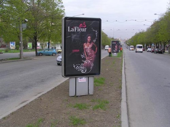 Фото рекламной плоскости по адресу пр.Ленина, ул.Я.Новицкого-пл.Фестивальная