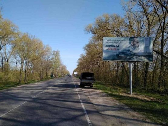 Фото рекламной плоскости по адресу пр-т Миру, виїзд з міста, у напрямку м.Гомель з правої сторони за 300м від зупинки "Обласний тубдиспансер"