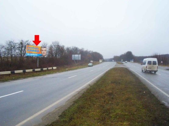 Фото рекламної площини за адресою Выезд из города со стороны Житомира, Староконстантинова (Стуфченцы)