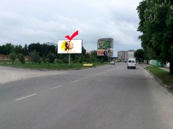 Фото рекламной плоскости по адресу вул.Дж.Вашингтона, 7 , до ТЦ Метро