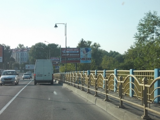 Фото рекламної площини за адресою Шевченка-міст-Наш-край_Нова Лінія