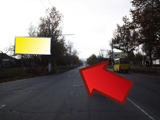 Фото рекламной плоскости по адресу Киндийское шоссе (р-н Ул.Виноградная)