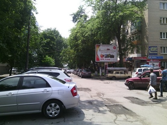 Фото рекламной плоскости по адресу ул.Маяковского (р-н супермаркета Сильпо))