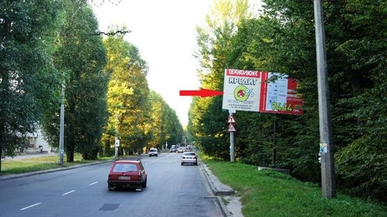 Фото рекламної площини за адресою вул.Курчатова (р-н Проскурів)