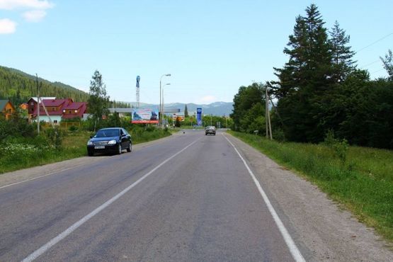Фото рекламной плоскости по адресу Траса Н-09 Мукачево-Львів, АЗС УкрНафта, напрямок руху на Івано-Франківськ