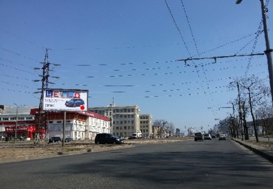 Фото рекламной плоскости по адресу Московский пр., 209 (напротив)