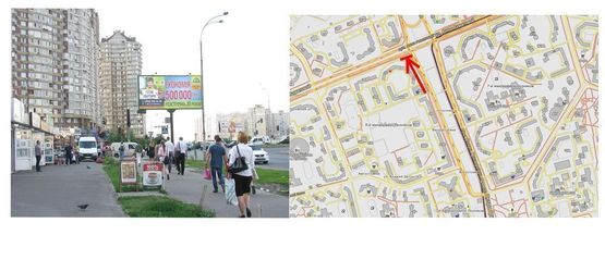 Фото рекламної площини за адресою Ахматовой вул., 31 + пр.Григоренка