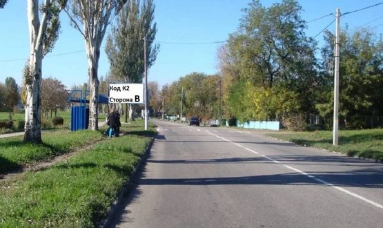 Фото рекламной плоскости по адресу ул. Сичеславский шлях (бывшая ул. Днепропетровская), р-н поворота на ул.Канатную