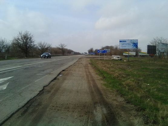 Фото рекламной плоскости по адресу Николаевская трасса