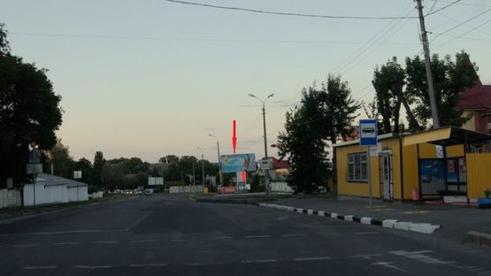 Фото рекламної площини за адресою вул.Красовського (біля заправки "Shell")