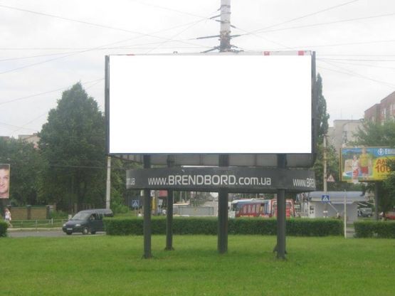 Фото рекламной плоскости по адресу кільце Конякіна - Гордіюк сторона на Ківерцівськиц міст