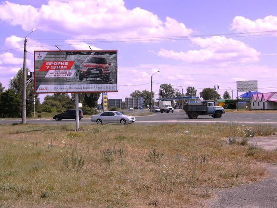 Фото рекламної площини за адресою м.Ковель, на куті Варшавської - Володимирської