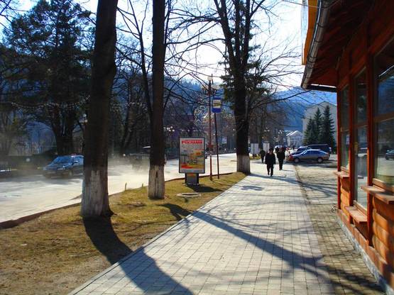 Фото рекламной плоскости по адресу Траса Н-09 Мукачево-Львів, Свободи, ТК Яремче, музей, напрямок руху на Буковель