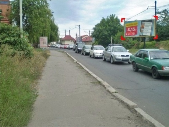 Фото рекламной плоскости по адресу м. Ужгород, вул. Гагаріна – Українська