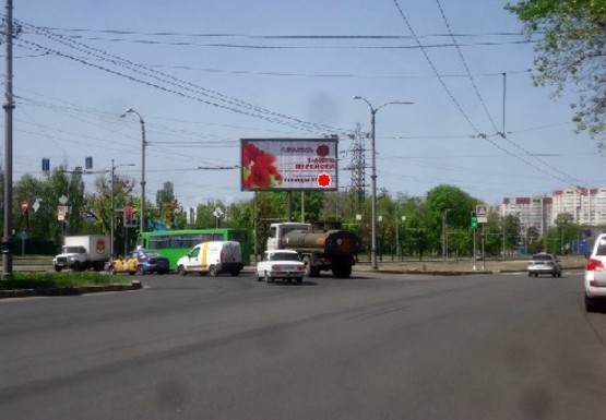 Фото рекламной плоскости по адресу Московский пр., 199 Д - Плехановская ул.