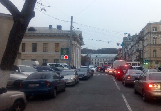Фото рекламной плоскости по адресу Спасская ул. - Межигорская ул.
