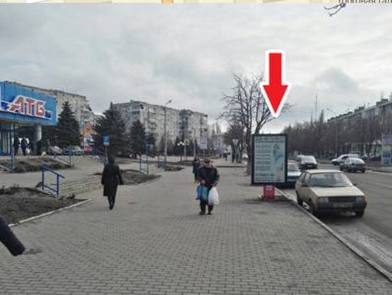 Фото рекламної площини за адресою ул. Центральная (АТБ) напротив цветочного рынка