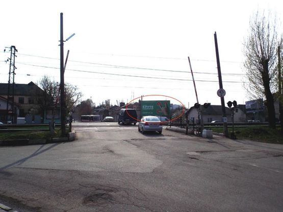 Фото рекламной плоскости по адресу Нижанківського-Вокзальна ( до вокзалу)