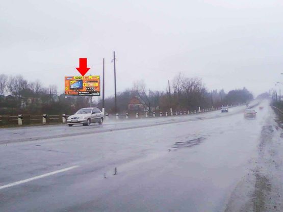 Фото рекламної площини за адресою Выезд из города со стороны Львова,Тернополя (ближний)